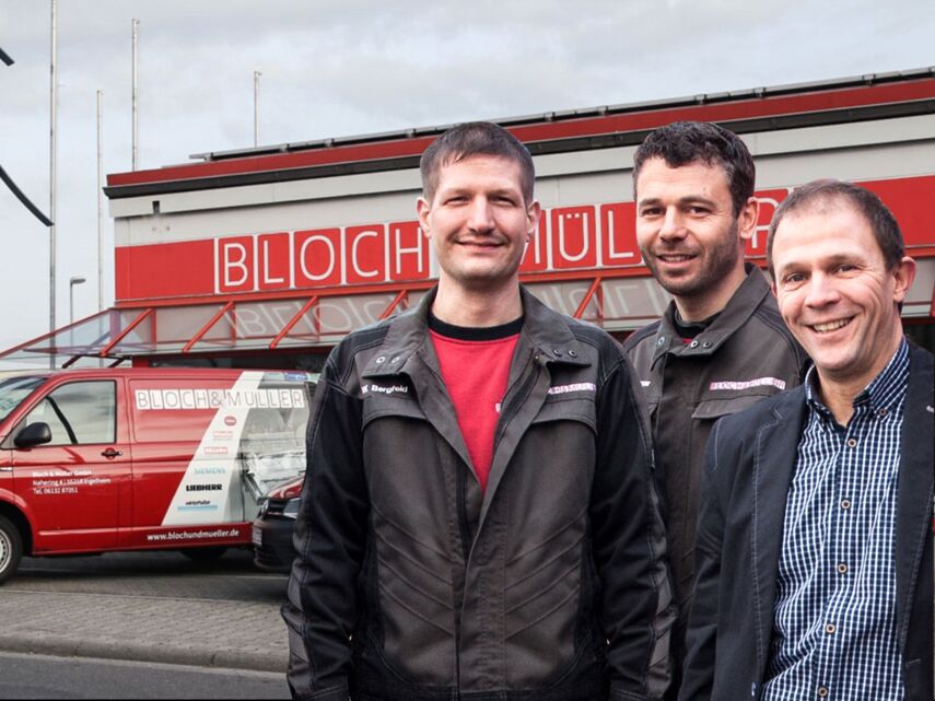 Das Servieteam von Bloch & Müller in Ingelheim Das Servieteam von Bloch & Müller in Ingelheim