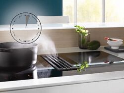 Bloch & Müller Miele Kochfeld Induktion mit Wrasenabzug  TwinBooster